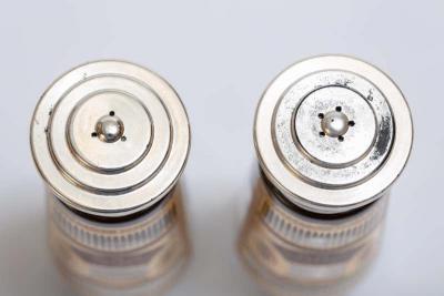  Culver Ltd Hollywood Regency Style Culver 22 Karat Gold Salt and Pepper Shakers