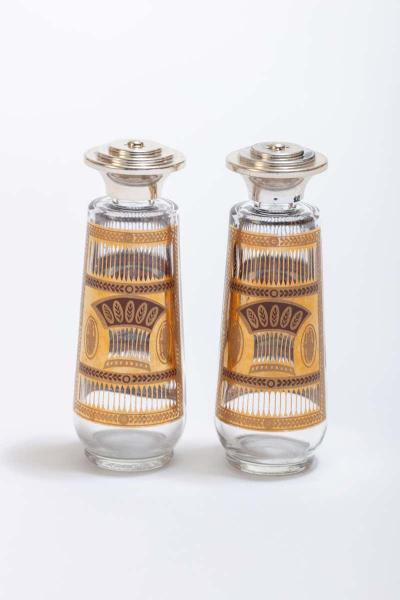  Culver Ltd Hollywood Regency Style Culver 22 Karat Gold Salt and Pepper Shakers