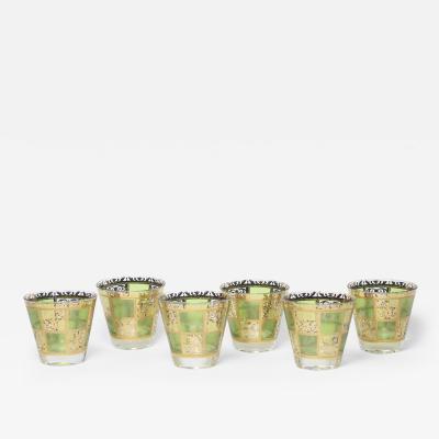 Culver Glassware and Caddy, Thai Princess Set of 8 Highball Cocktail Glasses,  Vi