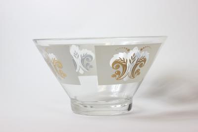  Culver Vintage Culver Company Glassware Gold Pattern Serving Bowl
