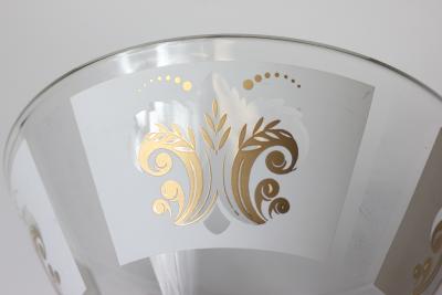  Culver Vintage Culver Company Glassware Gold Pattern Serving Bowl