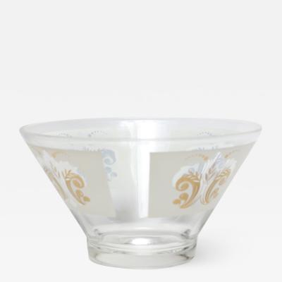  Culver Vintage Culver Company Glassware Gold Pattern Serving Bowl