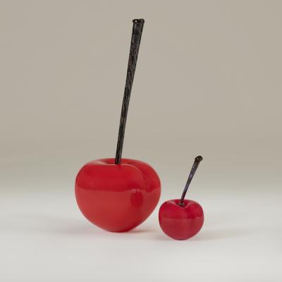  Curio Extra large handblown cherry set by Curio