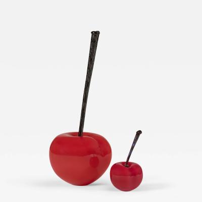  Curio Extra large handblown cherry set by Curio
