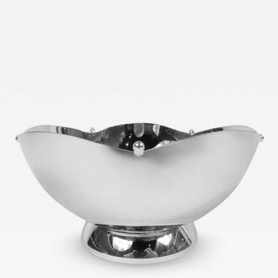  Currier Roby Cartier American Art Deco Sterling Silver Bowl