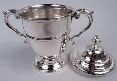  Currier Roby Currier Roby Traditional Classical Sterling Silver Covered Urn