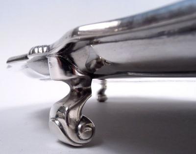  Currier Roby Currier Roby Traditional Georgian Shell Scroll Salver Tray