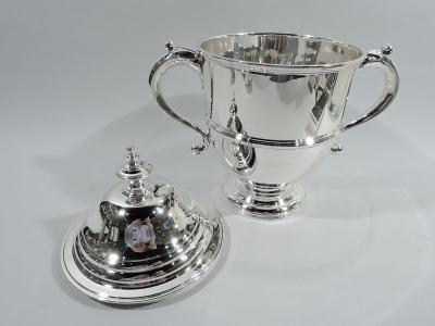  Currier Roby Large Traditional Classical Covered Urn Trophy Cup by Currier Roby