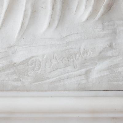  D Angelis A 19th century marble putto sculpture signed DAngelis