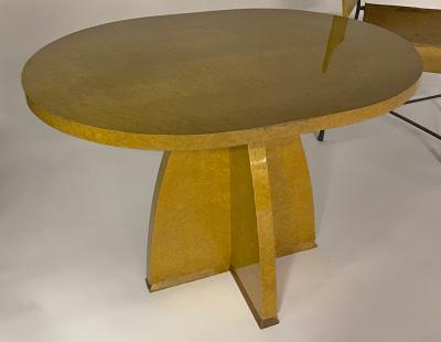 D I M DIM Decoration Interieur Moderne DIM modernist Art Deco oval Bird eye refined coffee table