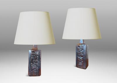  D sir e Stent j Pair of Table Lamps by D sir e Stent j