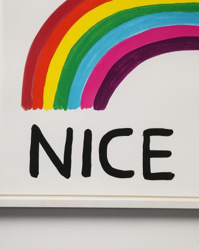  DAVID SHRIGLEY Be Nice by David Shrigley England 2017