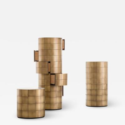  DESIGNLUSH MONOLITH CIRCUM DRESSER NIGHTSTAND