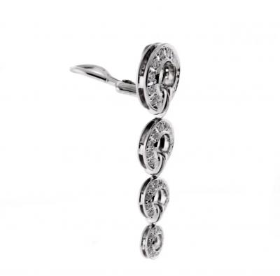 DI MODOLO DI MODOLO TEMPIA DIAMOND CIRCLE DROP EARRINGS