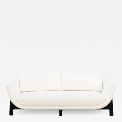  DUISTT Oscar Wood Sofa in Satin Mahogany wood