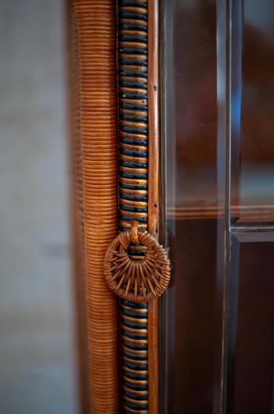  Dal Vera Rattan and Rush tag re with Bevelled Glass Door Dal Vera 1910