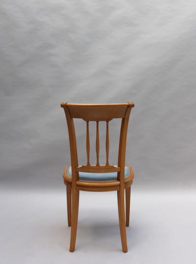  Damon Bertaux 2 Fine French Art Deco Chairs by R Damon Bertaux Matching Desk available 