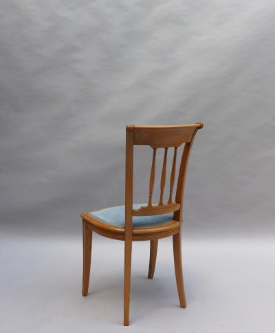  Damon Bertaux 2 Fine French Art Deco Chairs by R Damon Bertaux Matching Desk available 