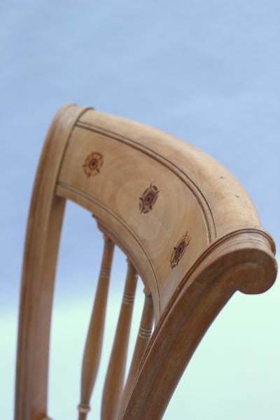  Damon Bertaux 2 Fine French Art Deco Chairs by R Damon Bertaux Matching Desk available 