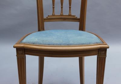  Damon Bertaux 2 Fine French Art Deco Chairs by R Damon Bertaux Matching Desk available 