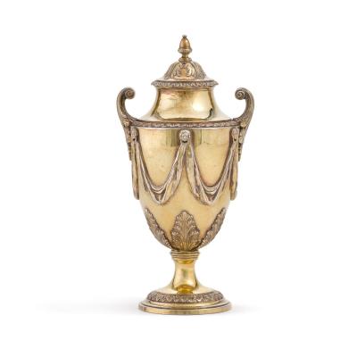  Daniel Smith and Robert Sharp Robert Adam George III Silver Gilt Vase by Daniel Smith and Robert Sharp London