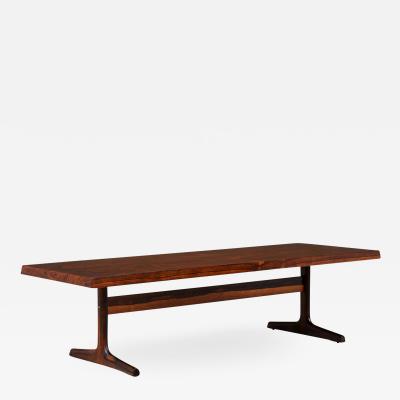  Dansk Danish Modern Rosewood Coffee Table by Dansk Design