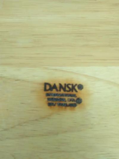  Dansk Dansk Butcher Block with Tile Inset