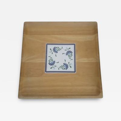  Dansk Dansk Butcher Block with Tile Inset