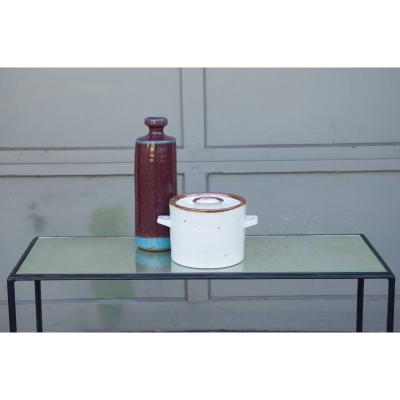  Dansk Decorative Set of Two Modern Glazed Scandinavian Vessels