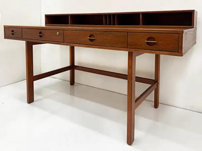  Dansk Pepper Jens Quistgaard Peter L vig Nielsen Flip Top Teak Desk Danish Modern