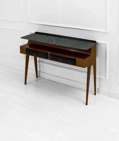  Dassi et Figli Amazing Console with Verde Alpi Marble Floating Top