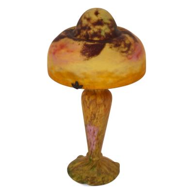  Daum Art Nouveau period glass lamp by Daum Studio