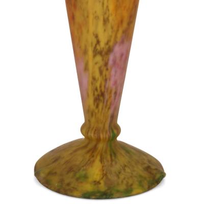  Daum Art Nouveau period glass lamp by Daum Studio