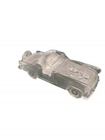  Daum Daum Nancy 1980s Crystal thunderbird in the manner of Daum France