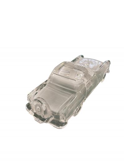  Daum Daum Nancy 1980s Crystal thunderbird in the manner of Daum France