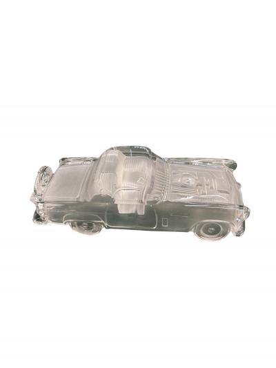  Daum Daum Nancy 1980s Crystal thunderbird in the manner of Daum France