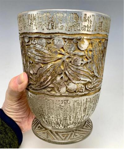  Daum Daum Nancy Art Deco French vase by Daum Nancy