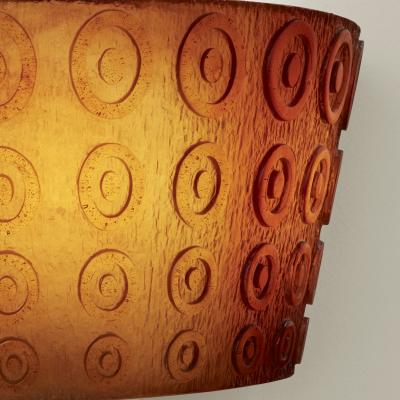  Daum Daum Nancy Daum pair of Rythmes wall lights late 20th century