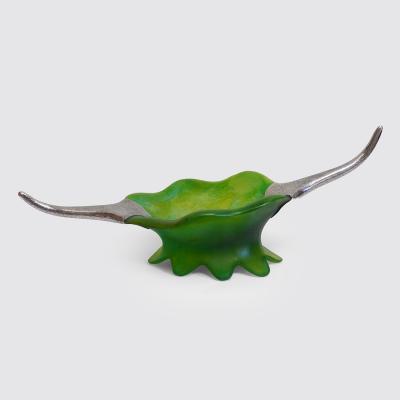  Daum Daum Nancy IO CENTERPIECE Silver and pate de verre by Daum and Roland Daraspe