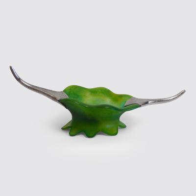  Daum Daum Nancy IO CENTERPIECE Silver and pate de verre by Daum and Roland Daraspe