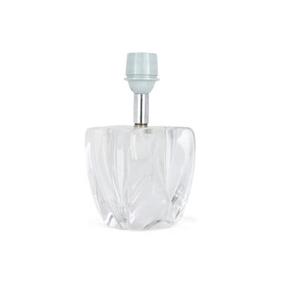 Daum Daum Nancy Pair of French mid century crystal table lamps by Daum