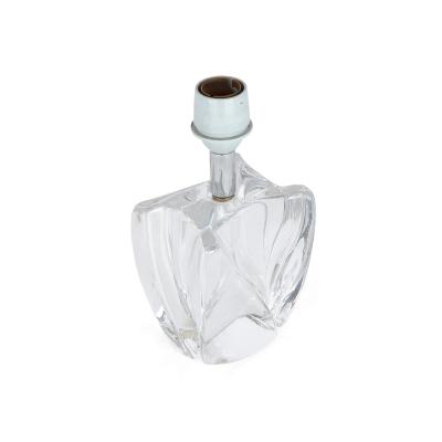  Daum Daum Nancy Pair of French mid century crystal table lamps by Daum