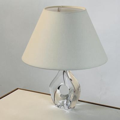  Daum Daum Nancy Small Daum Nancy Boudoir Lamp with Linen Shade