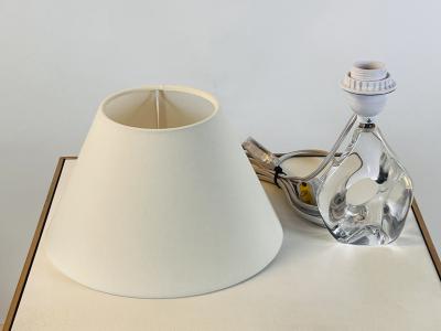  Daum Daum Nancy Small Daum Nancy Boudoir Lamp with Linen Shade