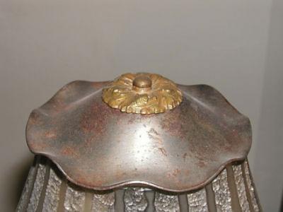  Daum French Acid Etched Art Deco Table Lamp