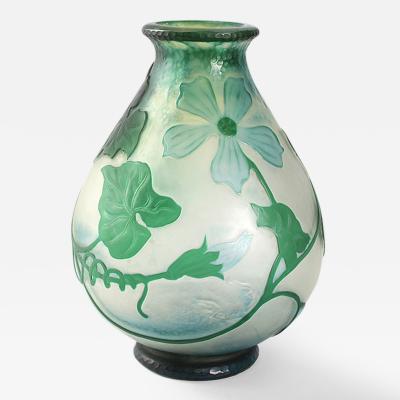  Daum French Art Nouveau Vase Squash Blossom 