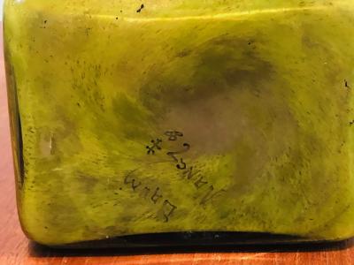  Daum SUPERB DAUM NANCY CAMEO CARVED FOREST VASE