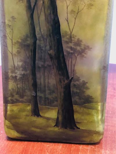  Daum SUPERB DAUM NANCY CAMEO CARVED FOREST VASE