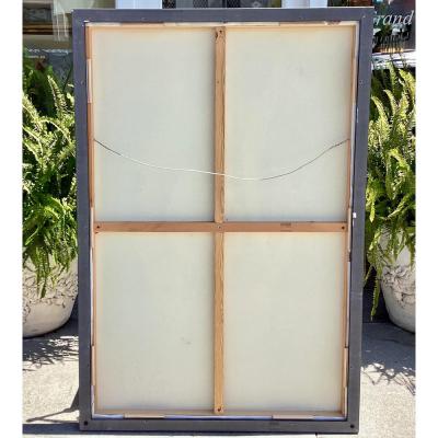  Dave Wilcox Modern Abstract Oil Painting by Listed California Artist Dave Wilcox