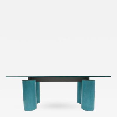  David Law Lella Massimo Vignelli Crystal Serenissimo Table Desk by Acerbis